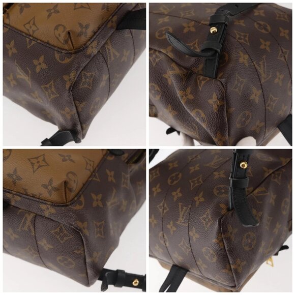 LOUIS VUITTON Monogram Reverse Palm Springs PM Backpack M44870 LV Auth BA5723 - Picture 15 of 16